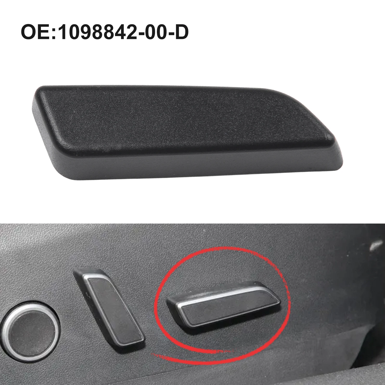 Cushion Control Repair Part Aftermarket Switch for the Left Hand Drive Version of For Tesla Models (Years '17 '20)
