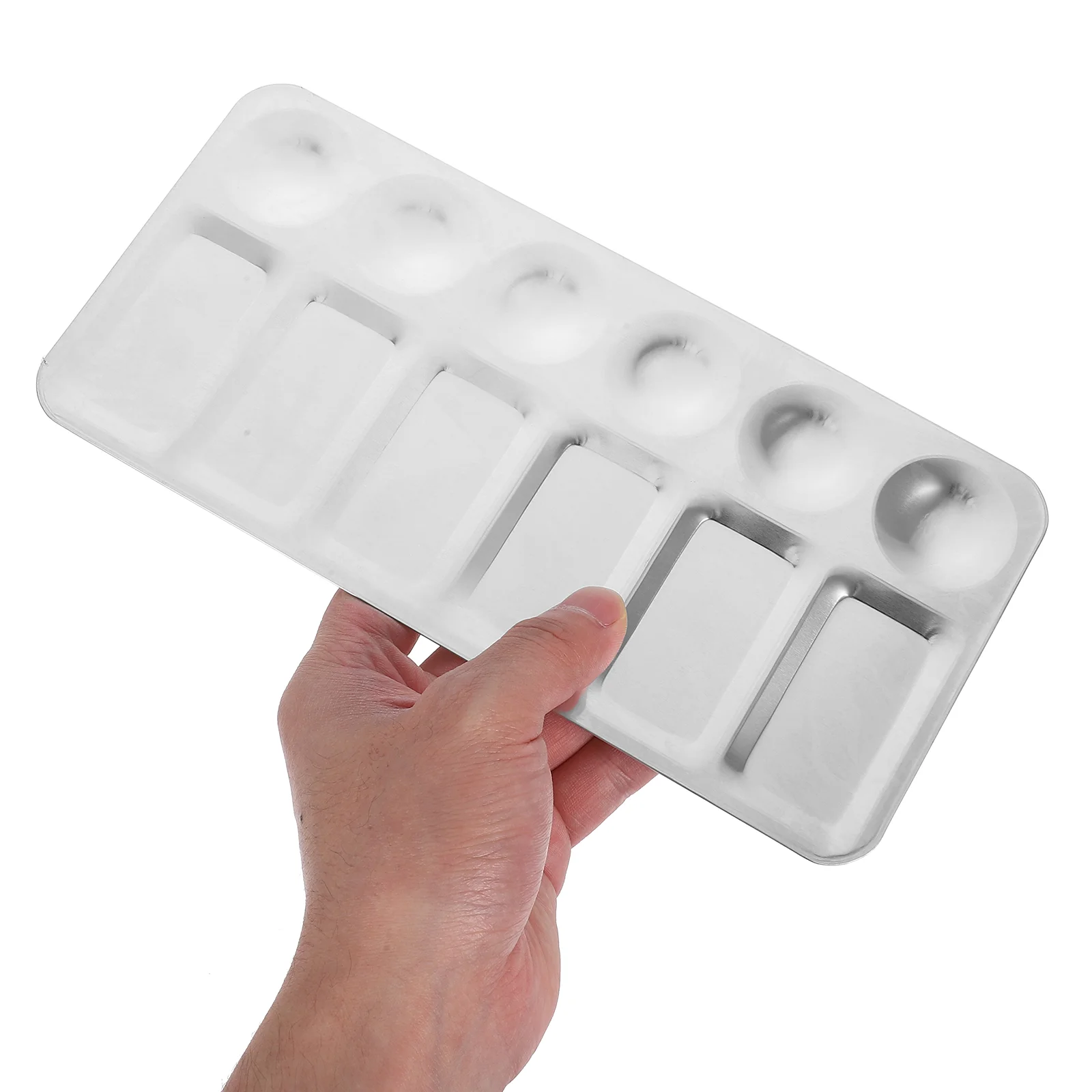 Foundation Mischtablett Edelstahl Palette Modell Zeichentabletts Kinderfarbe