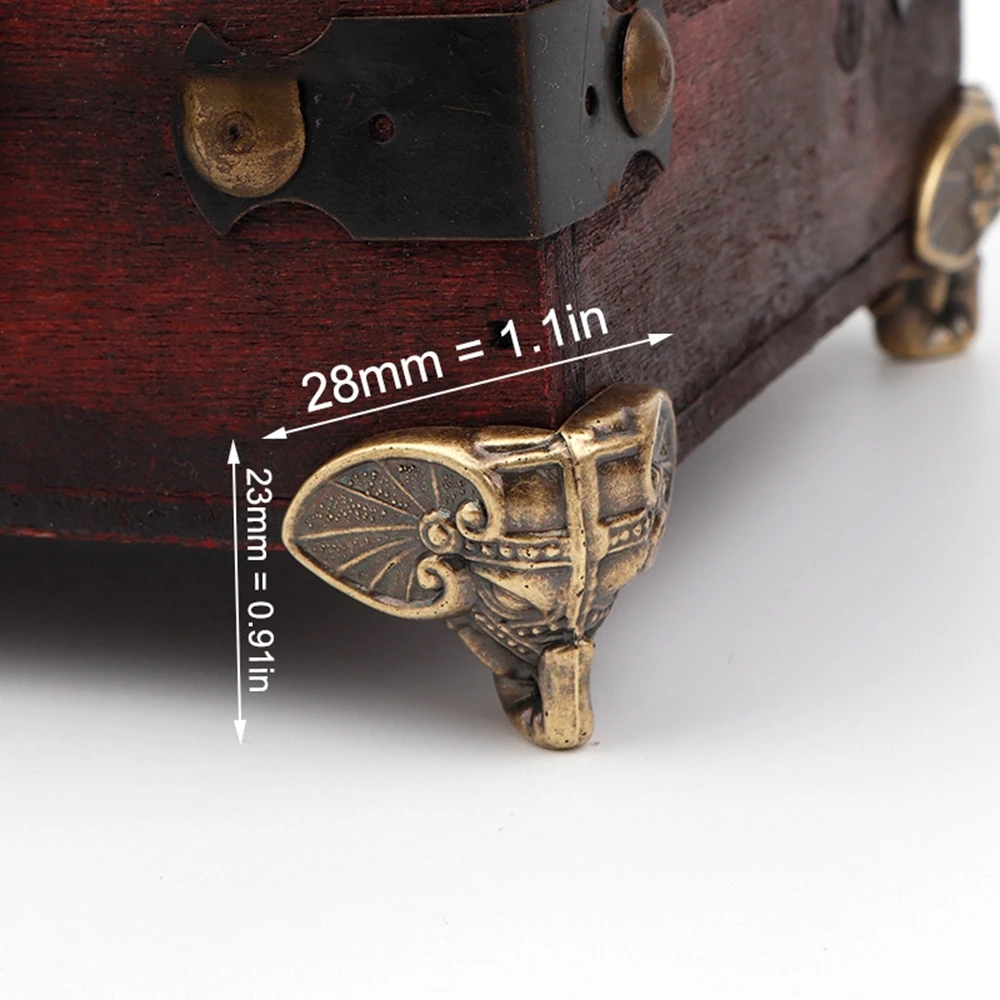 Table Leg Decoration Wine Boxes Hardware Plastic Furniture Corner Protector Jewelry Box Feet Wood Case Legs Corner Brackets