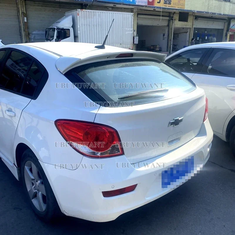 High Quality ABS Plastic Spoiler Primer Color Car Tail Wing Rear Trunk Spoiler For Chevrolet Cruze HATCHBACK  2010-2013