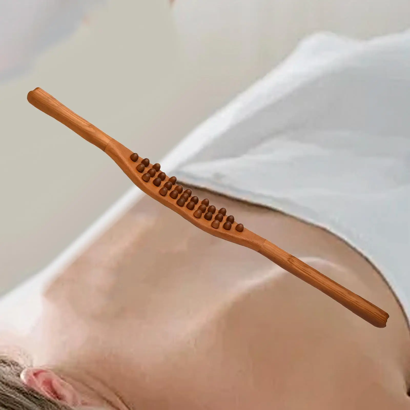 

Wooden Massage Gua Sha Tool 80cm Massage and Relaxing for Arms Body Back