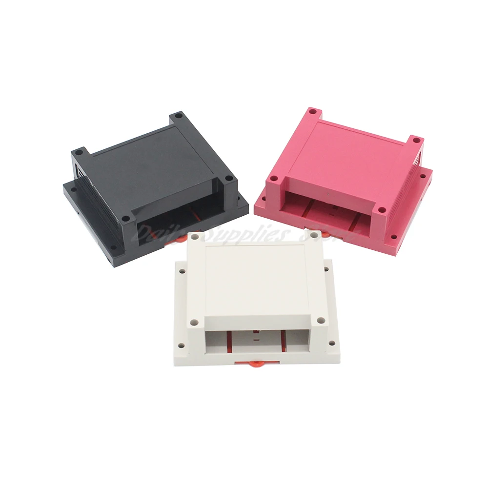 1pcs 115x90x40mm Plastic PLC industrial control box Power supply housing Rail type housing Instrument junction box Over-line box