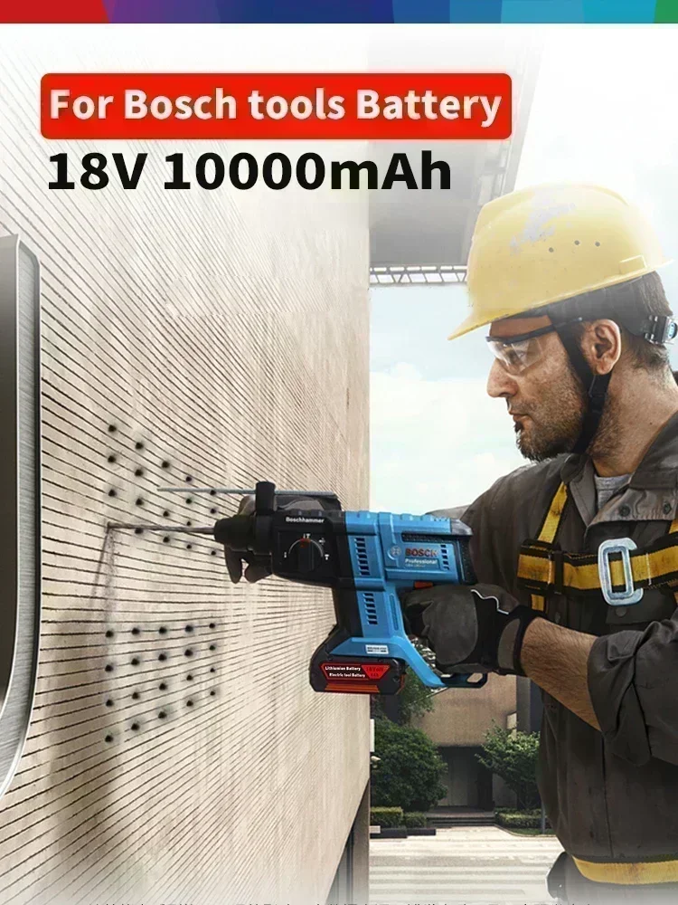 Nieuwe 18V 12.0AH professionele lithiumbatterij voor Bosch BAT609 BAT609G BAT618 BAT618G elektrisch gereedschap oplaadbare batterij ◪ ㉿ - afbeelding 2