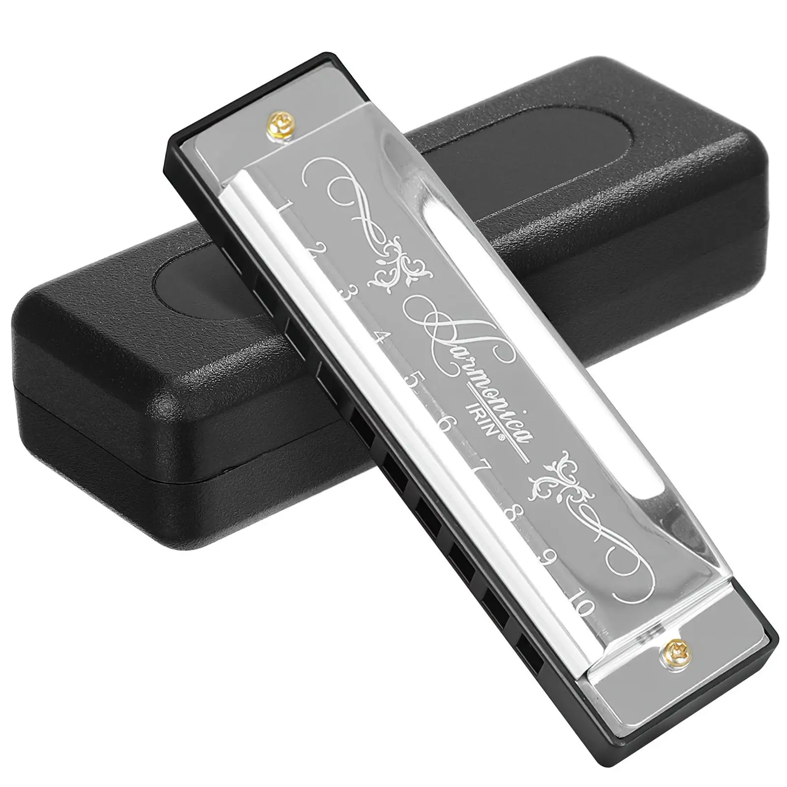 

Harmonica Key for Adults Simple Useful Kids Musical Instruments Harp Toy Metal Playing Child