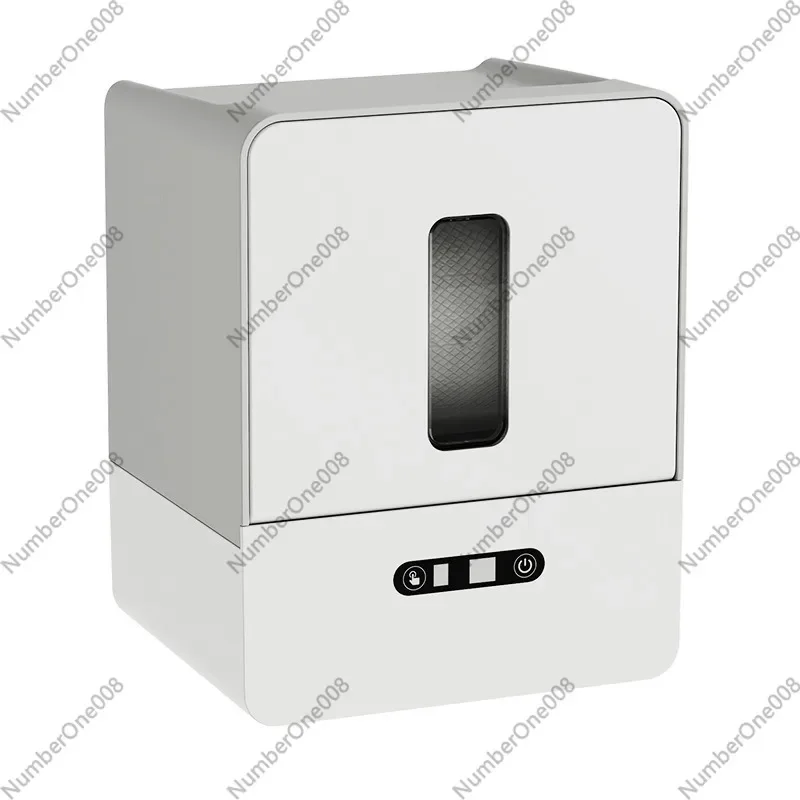 Automatic Touchless Paper Towel Dispenser, Electric Tissue Roll Holder for Bathroom Kitchen, Motion Sensor Paper Dispenser