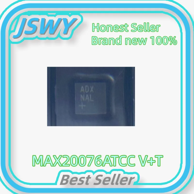 (1/20 pieces) New 100% MAX20076ATCC/V+T MAX20076ATCC DFN-12 silk screen ADX DC-DC power chip original electronic integrity first