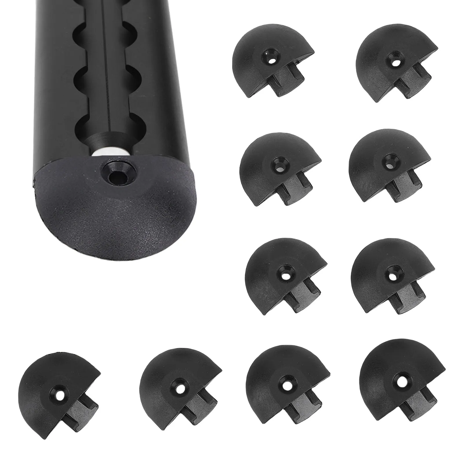 

L Track End Anti Crack Sloped L Rail End Insertion Secure Fit Rugged High Toughness for Pickup RV ATV