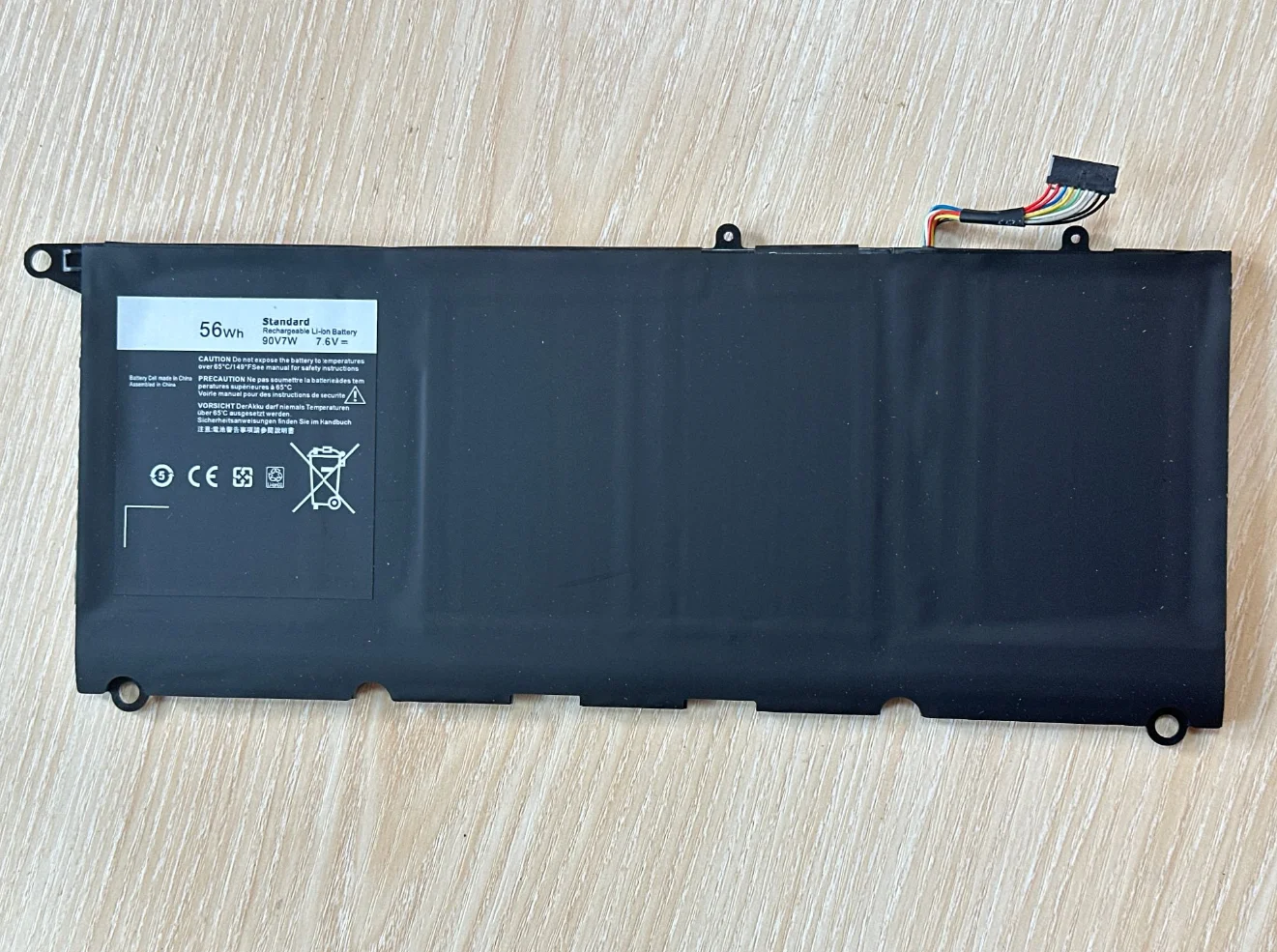90V7W JHXPY JD25G 090V7W Laptop Battery For Dell XPS 13 9343 XPS13 9350 13D-9343 P54G 0N7T6 5K9CP RWT1R 0DRRP 56WH