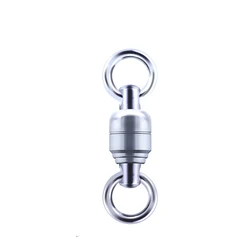 100Pcs All Stainless Steel Precision Enhanced Ball Bearing Fishing Swivel Sea Fishing Goods Tackle Connector Accessories Pesca