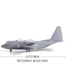 1:144 Scale American C-130 Hercules Transport Model Military Airlift Airplane Model Toy And Adult Fans Collectible Display