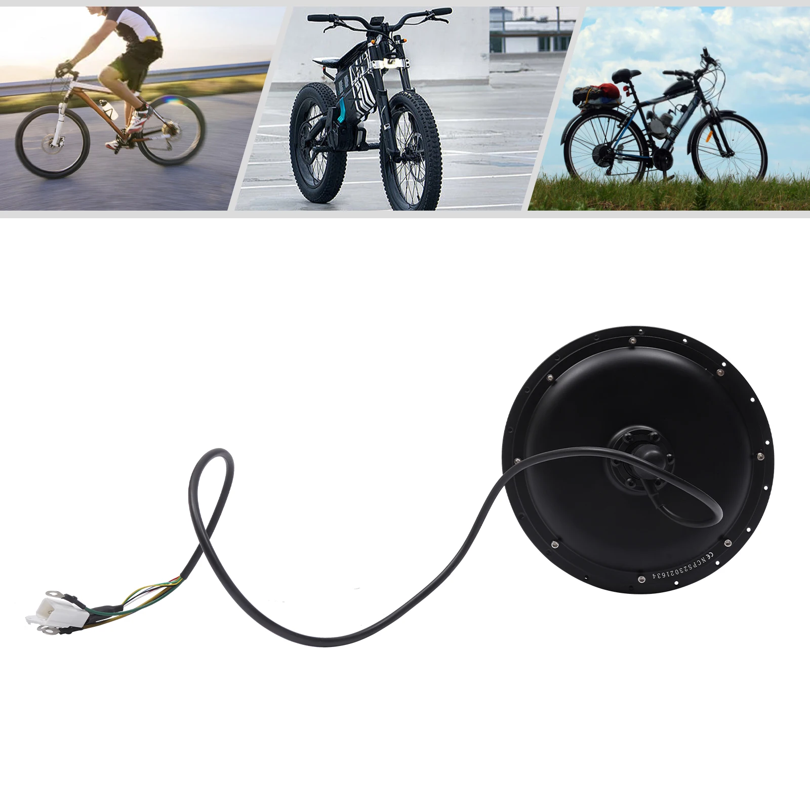 Hoge snelheid 1000W fietsmotor motorfiets, 38-55 km/u, efficiënte 899% prestaties, waterdicht en roestbestendig, eenvoudig te installeren