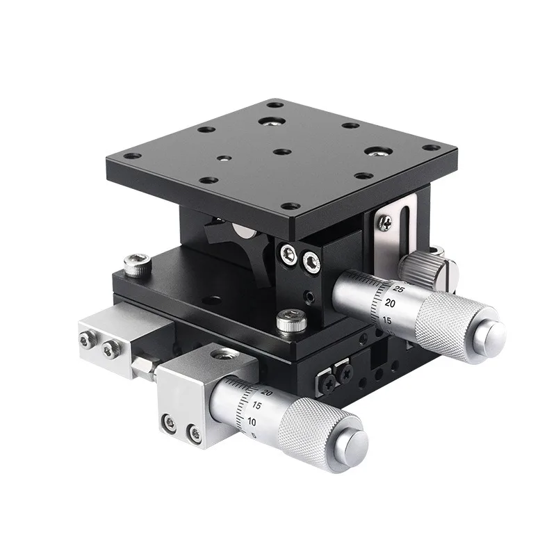 For horizontal lifting XZ axis slide trimming translation up and down manual micrometer precision table optical slide LE468910