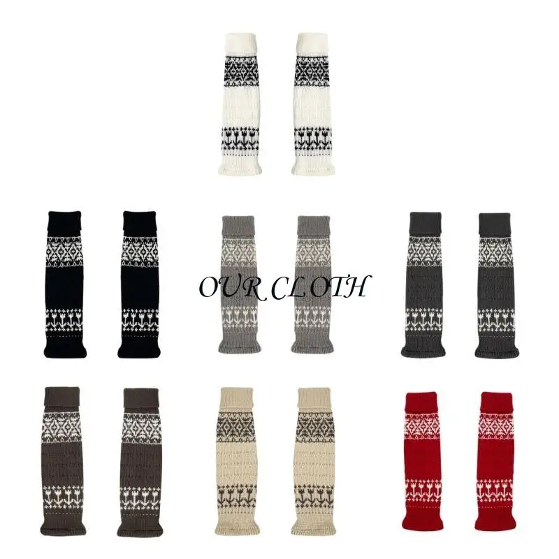 جوارب فتيات ناعمة ومريحة تغطية القدم المحبوكة جوارب قابلة للتكديس مع زخارف شريطية فريدة y1ac #2