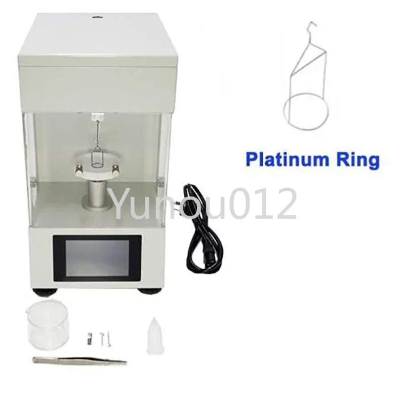 Liquid Surface Tension Meter Interfacial Tension Meter Tensiometer with 0.01mN/m Platinum Ring Method