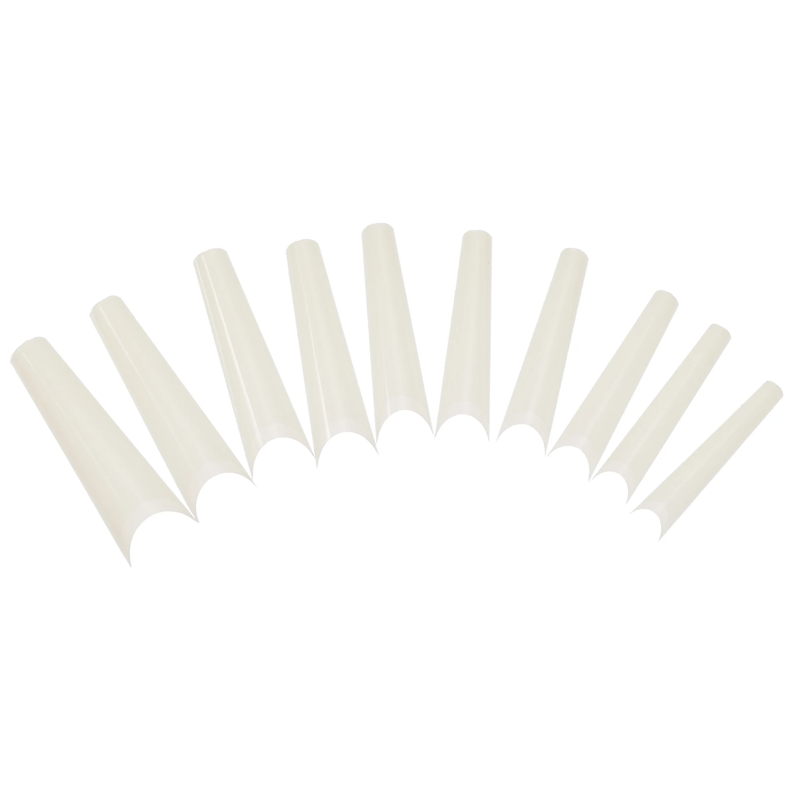 

500 Pieces Denim Nail Tips Plastic Artificial Coffin Nails Cover Long False ABS Durable Wedding Prom DIY Salon Gifts