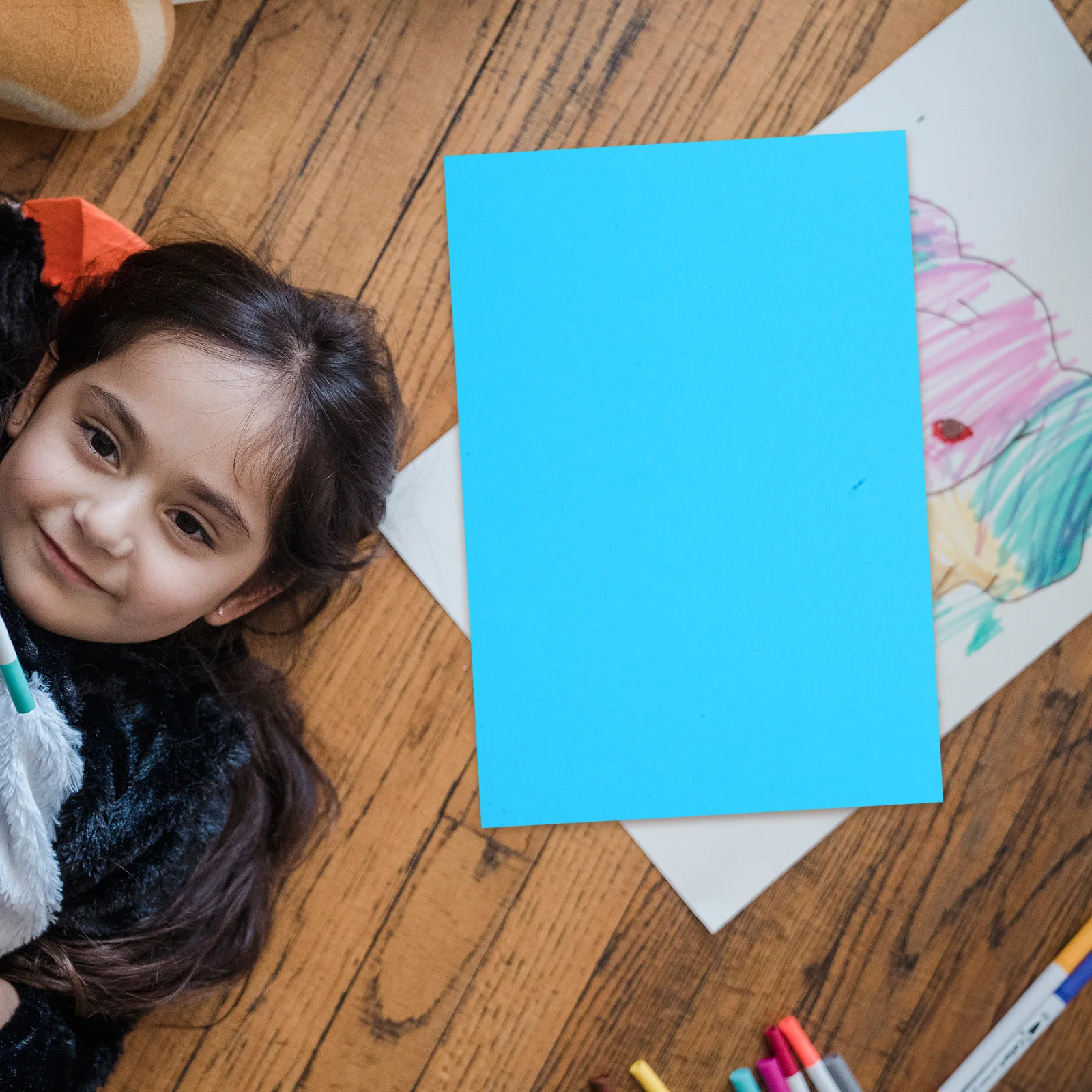 

50 Sheets Heavy Cardstock Paper 250Gsm Thick Colored Card Stock for DIY Scrapbooking Drawing Printing Craft Projects School