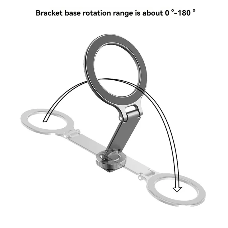 

B18B Магнитное крепление для телефона Magsafe, складной держатель для телефона с холодным башмаком, горизонтальная вертикальная съемка для штатива для камеры телефона