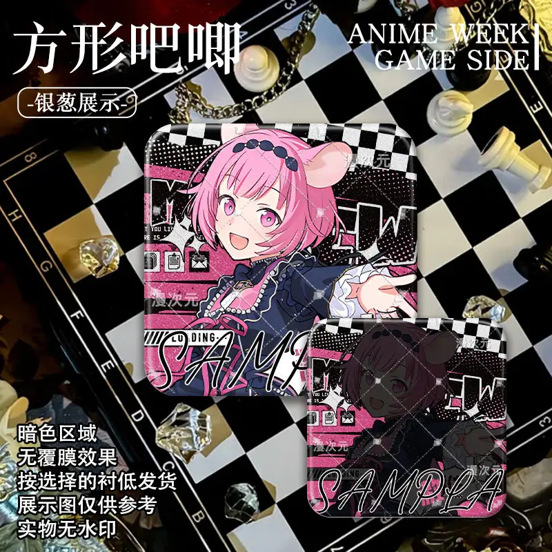 4 шт. аниме проект Sekai Otori Emu Kamishiro Rui значок брошь мультяшные булавки DIY украшения рюкзак костюмы аксессуары для одежды