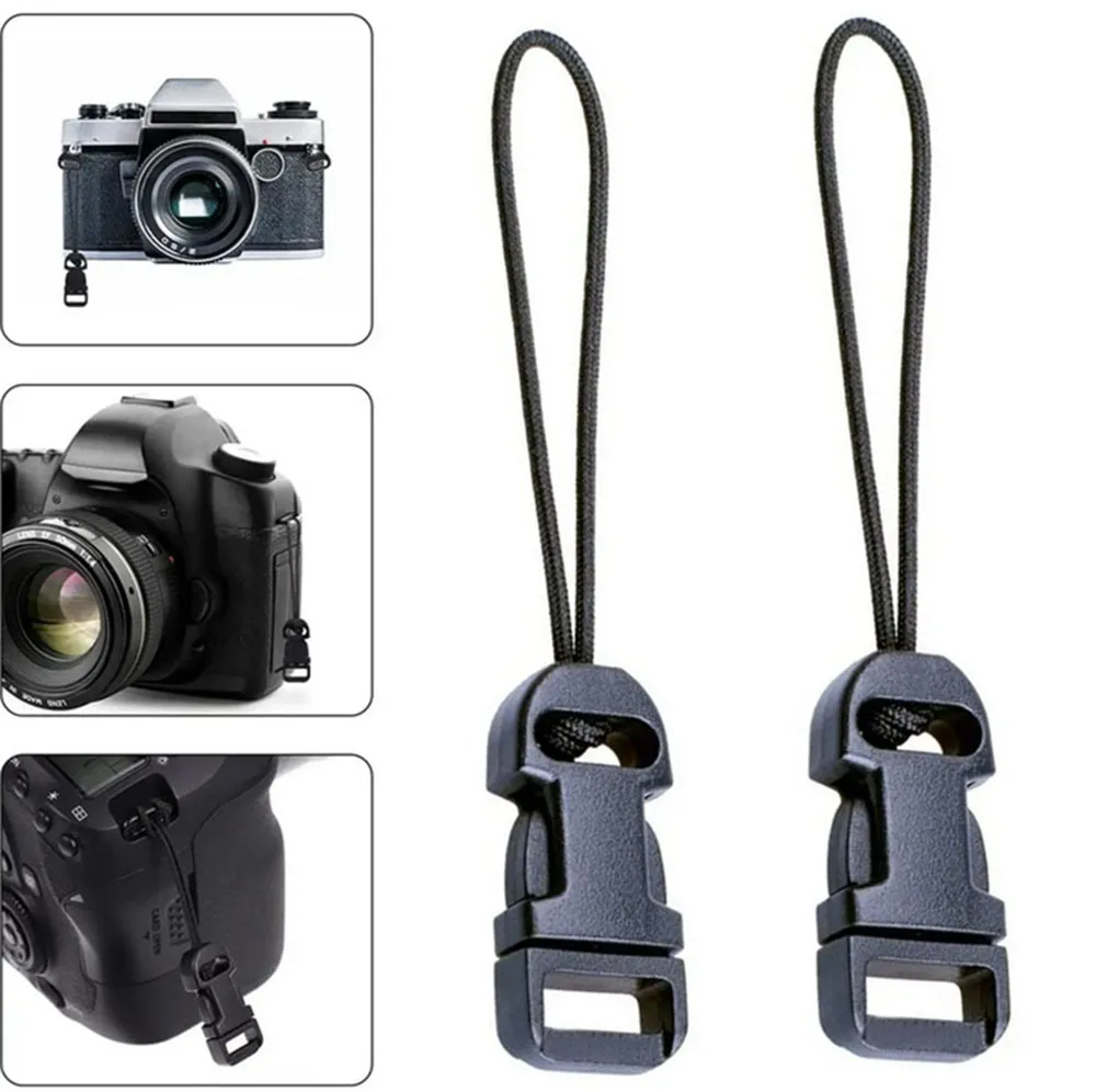 10pcs Camera Straploop Quick Release Clipneck Adapter Connector System Lanyard Belt Buckles Clips Sling Eyelet Loops