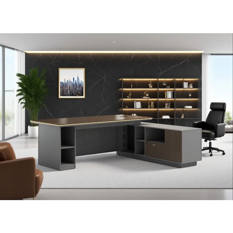 Luxurious Boss Executive Office Desk and Table for Managers in Office Furniture Category