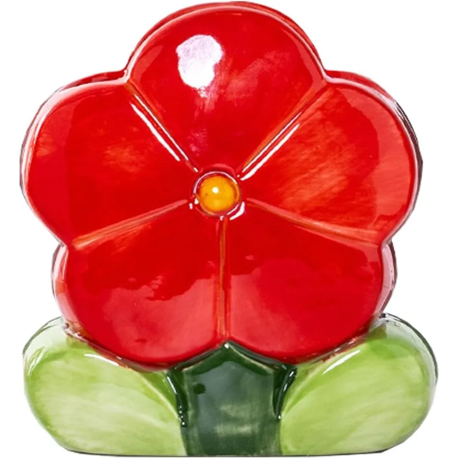 

Ceramic Bloom Five Petals Make up Brush Holder Flower Cosmetic Storage Box Pen and Pencil Holder Desktop Organizers for Makeup