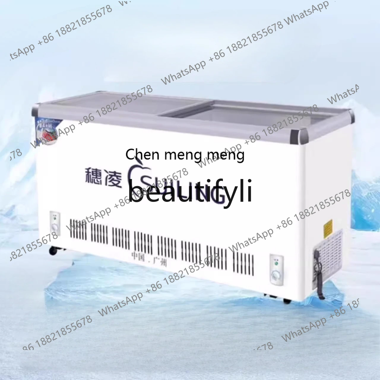 

Hot sales Ice cream cabinets, island cabinets, freezers, refrigerated glass freezers, fresh-keeping horizontal display cabinets