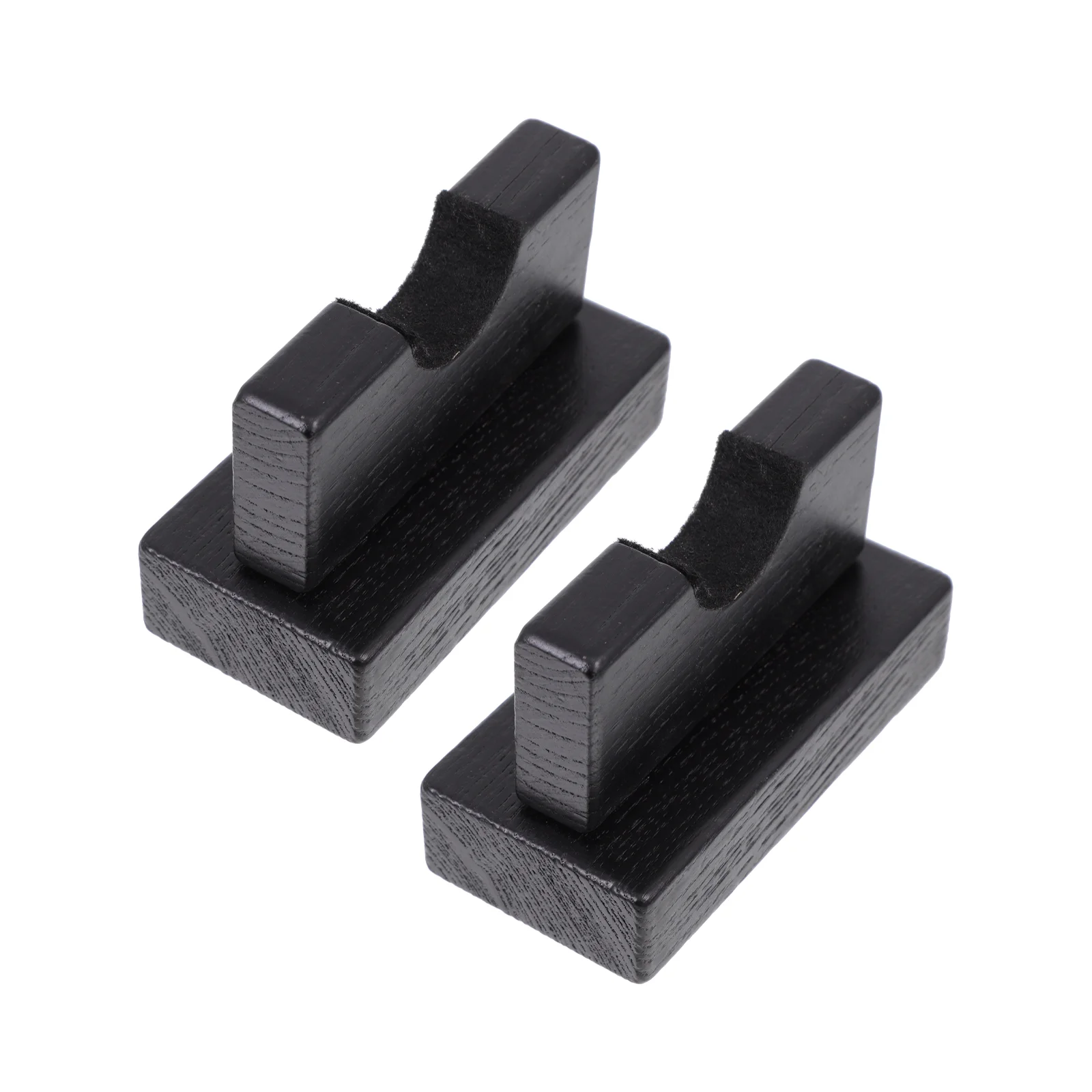 2 Pcs Decorate Stick Bracket Stickers Display Wood Simple Baseball Bat Storage Stand