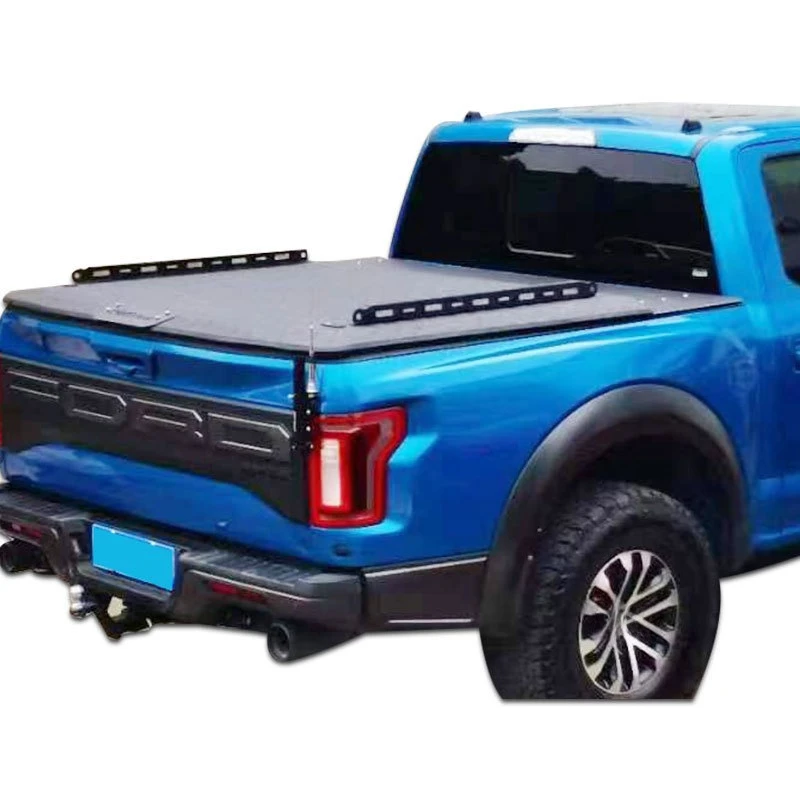 

Truck Bed Cover For Ram 1500 F150 Raptor Tacoma Aluminum Hard Tonneau With Full Edge Protection