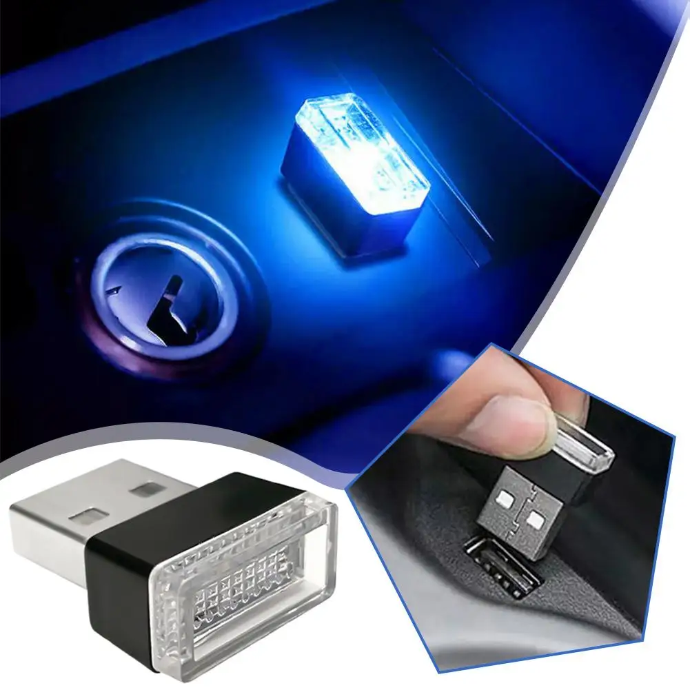 

Car USB Decorative Light Atmosphere Night Light Emergency Reading Car Lamp Interior Accessories Lighting M6K4