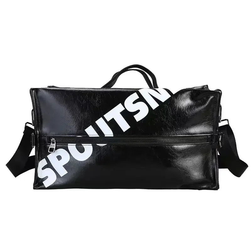 Personalized Gym Bag Women Square Bag Dry Wet Handbag Luxury PU Waterproof Sports Swim Yoga Shoulder Bags Man Weekend Travel Bag