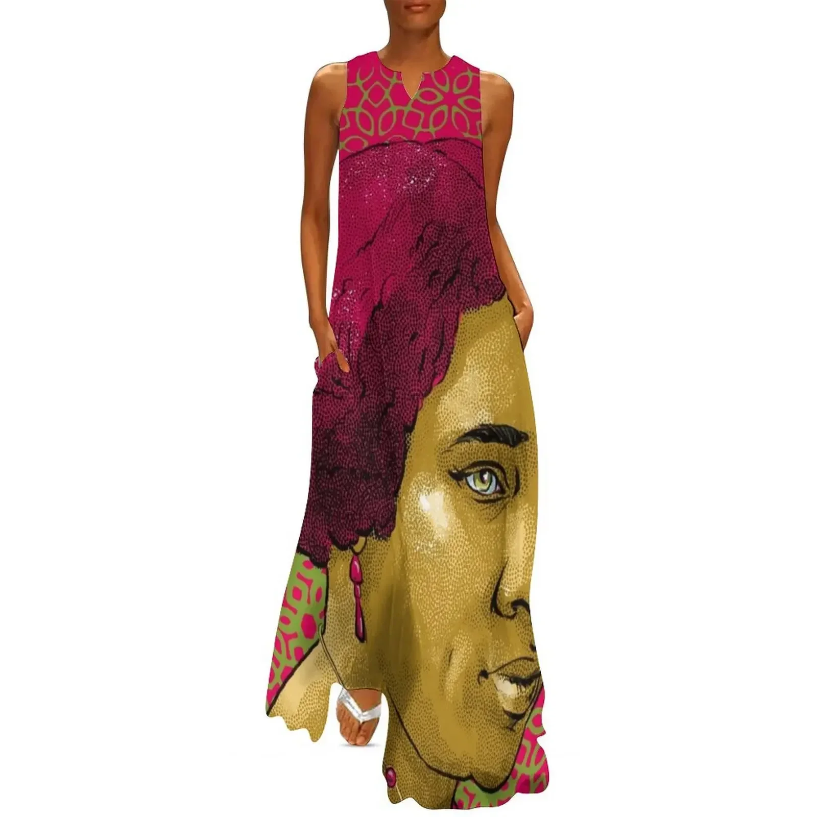 

Madam CJ Walker aka Sarah Breedlove Long Dress long sleeve dresses Elegant gown luxury evening dresses 2025 Summer skirt Dress