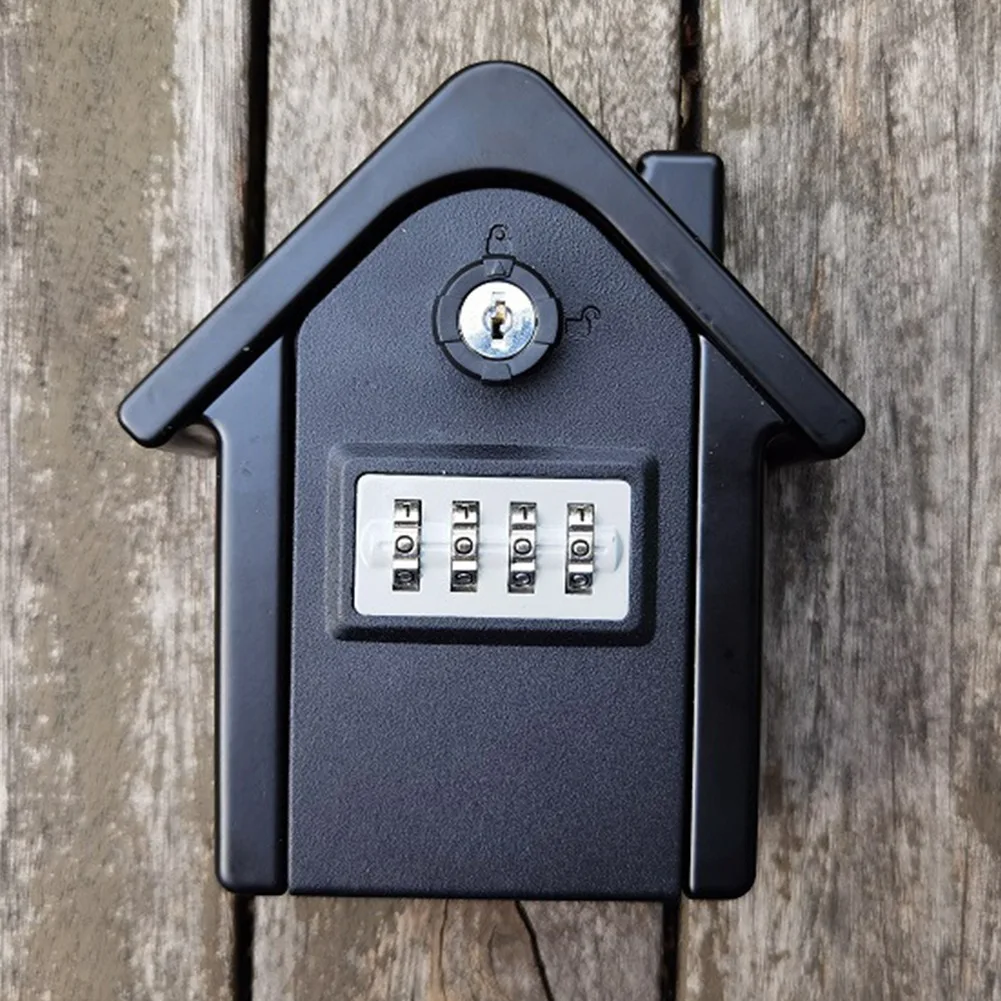 กล่องล็อคกุญแจรหัสผ่านป้องกันการโจรกรรมกล่องเก็บของโลหะล็อคเพื่อความปลอดภัยเหมาะสำหรับกล่องประกันกุญแจหลายอาชีพ