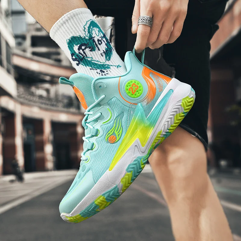 

2025 Explosions Men's Shoes Wear-resistant Basketball Shoes Men's Shoes genuine goods sneaker Autumn Men's Anti-slip Sneakers