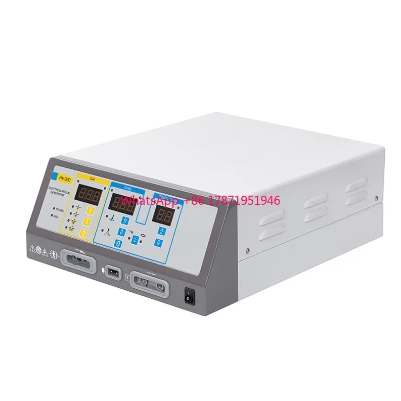 400W Bipolar And Monopolar  medical surgery diathermy 400 watt bipolar cable portable electrosurgical unit