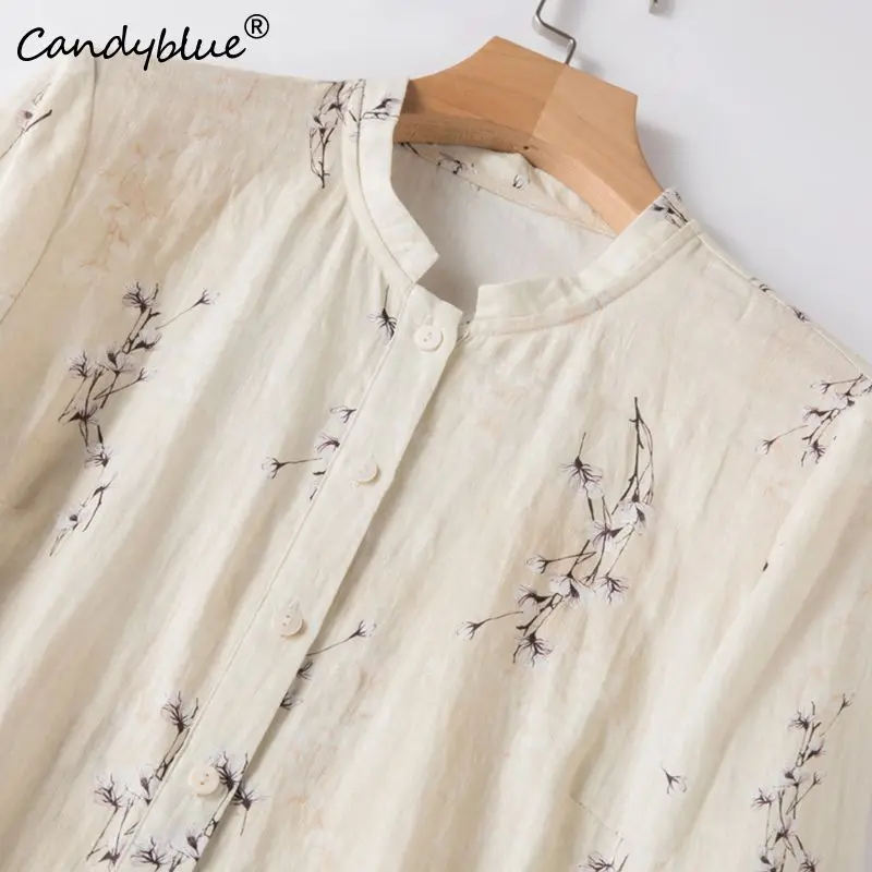 Shirt Women\'s Summer Thin 2023 Spring New Loose Casual Versatility Sun Protection Cardigan Coat Medium Length Top Women Blouse