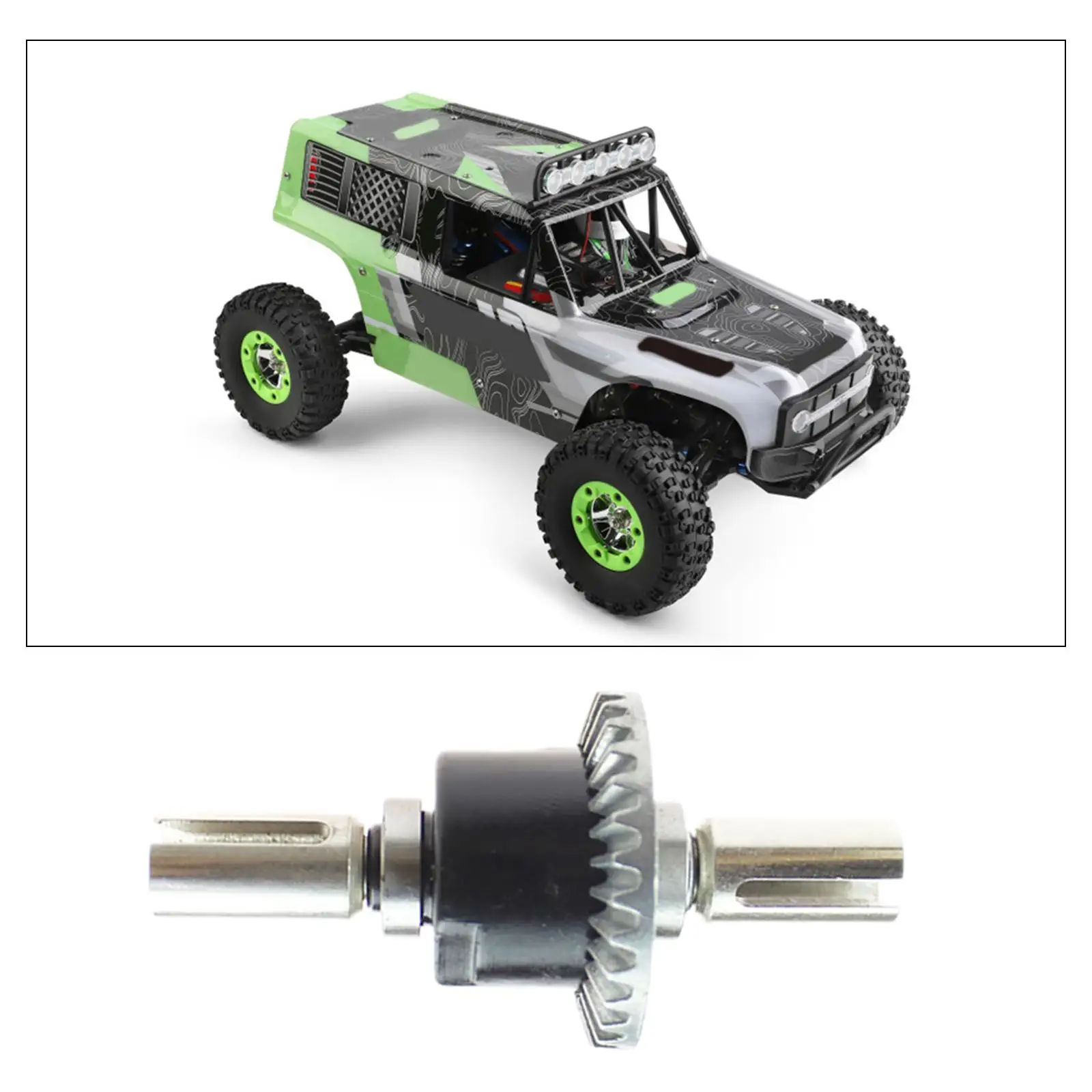 

1:12 RC Car Differential Replace Replacement Supply Assembly Upgrade Accessory for Wltoys 12428-a 12427 12428-c Truck