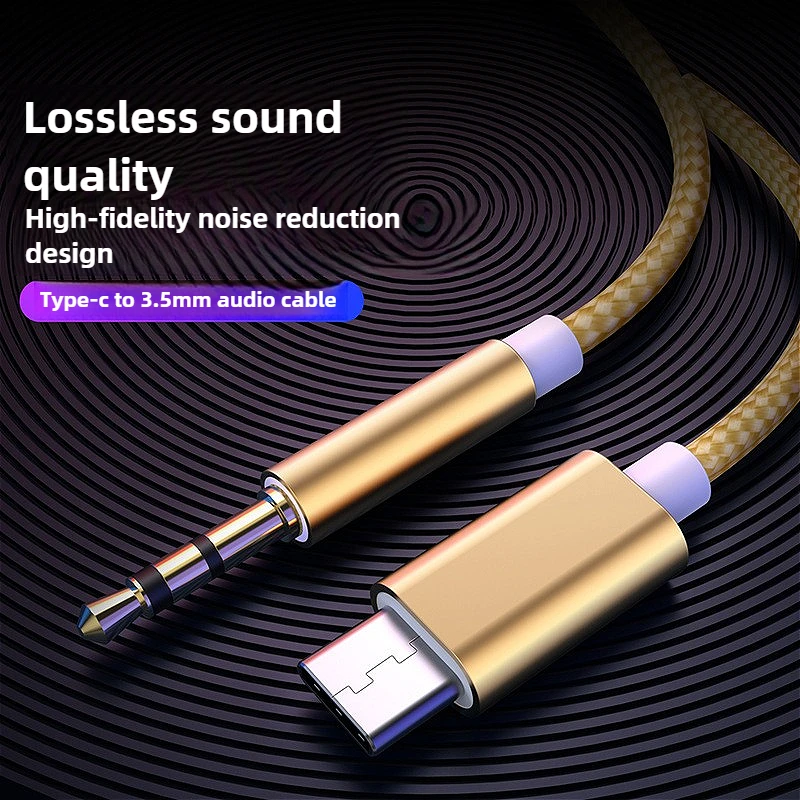 

Type C To 3.5mm Aux Audio Cable Headset Speaker Headphone Jack Adapter Car Aux for Xiaomi phone S20 Plus Note 20 S21 Ultra
