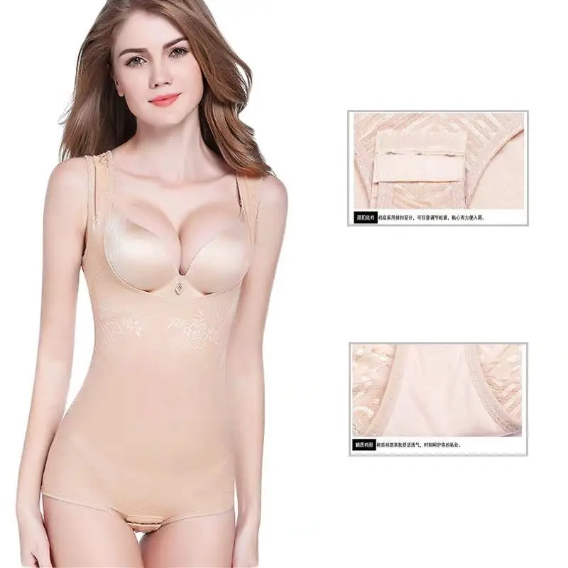 

Seamless Postpartum Body Shaper Shapewear Summer Slimming Bodysuit Tummy Control Hip Lift Breathable Compression Underwear Women