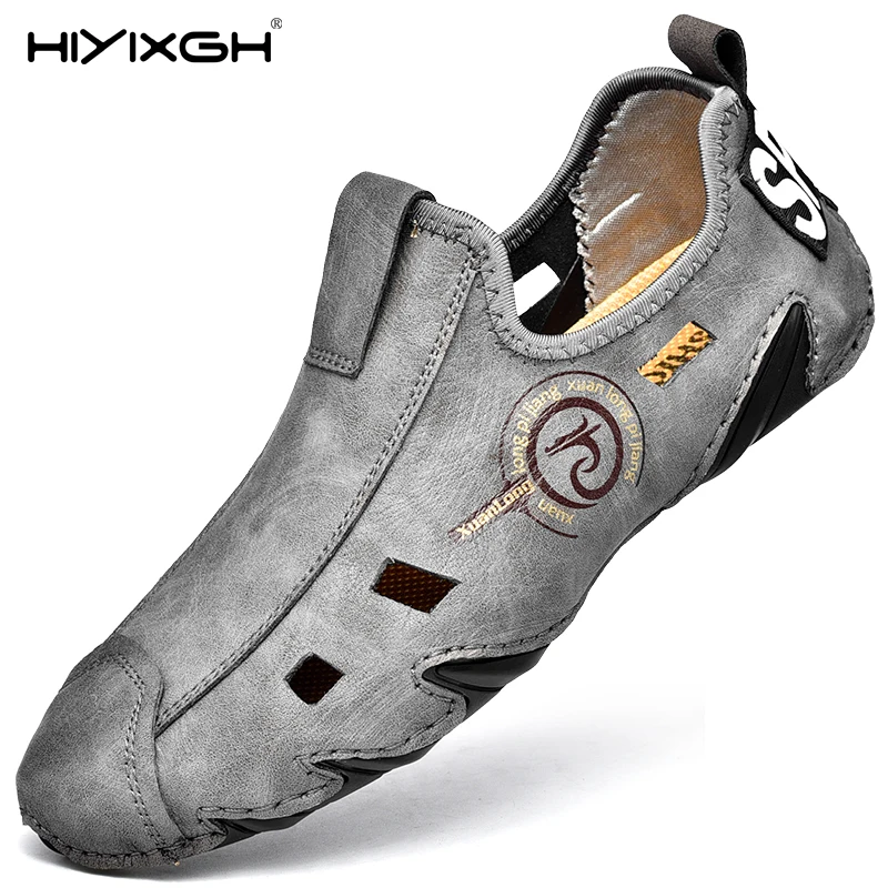 

2026 Men's Breathable Casual Slip On Shoes Summer Lightweight Soft Sole Round Toe Anti-Slip Driving Walking Comfort Footwear