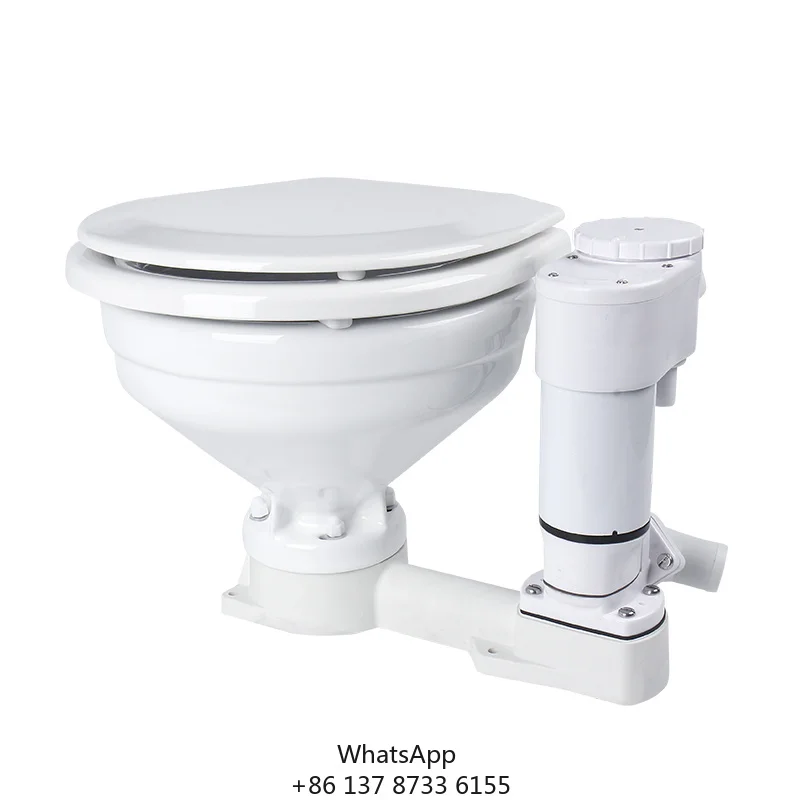 SEAFLO Compact Electric Marine Toilet 12 Volt Electric Pump
