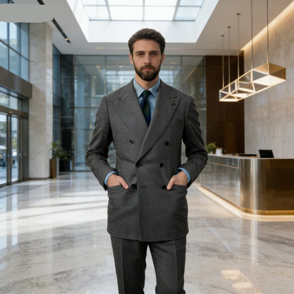 

Мужской зеленый смокинг, костюм из двух предметов, пиджак с лацканами и брюки, комплект на одной пуговице, официальная одежда для свадьбы, жениха, мода для курения