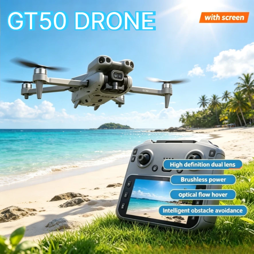 drone-de-photographie-aerienne-leger-gt50-gps-pliable-rc-quadcopter-8k-hd-5g-wifi-fpv-avec-ecran-et-telecommande-moteur-brushless