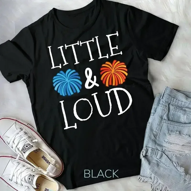 Little And Loud Funny Cheerleader Cheer Squad Cheerleading Unisex T shirt