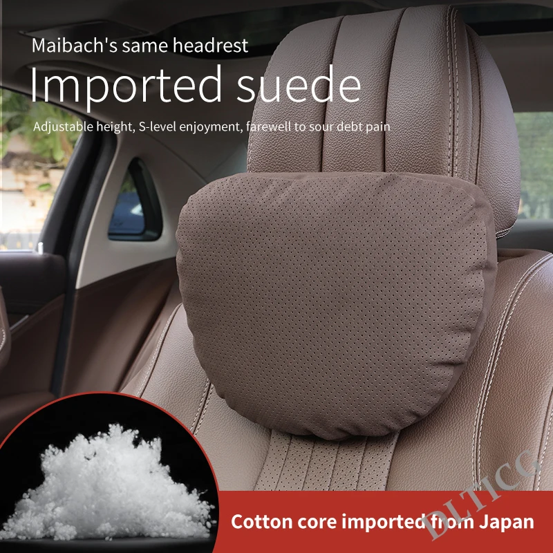 

For Audi ABT A3 A4 A5 A6 A7 Q3 Q5 Q7 Q8 RS3 RS4 RS5 RS6 S3 S4 S5 TT Auto Headrest Neck Support Lumbar Cushion Soft Neck Pillow