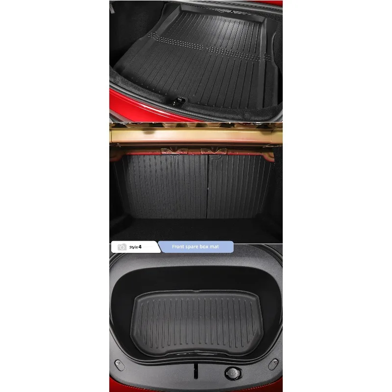 For Tesla Model 3 Highland 2024 Floor Mats & Trunk Liner, Full Protection Car Accessories