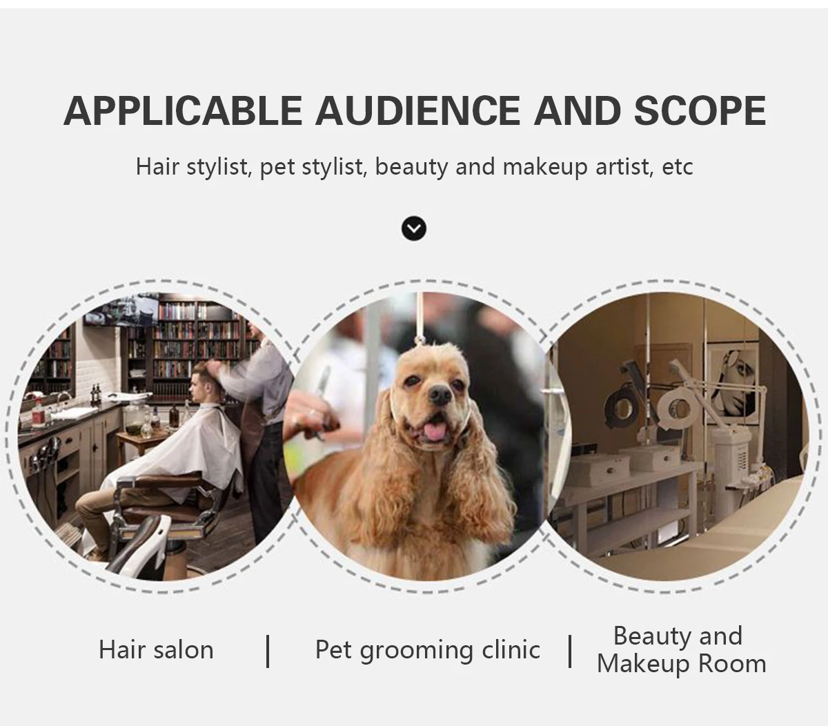Haars chere Kämme Clips Halter große Kapazität Rack Veranstalter Friseur Friseur Werkzeuge Aufbewahrung sbox Salon Werkzeuge Zubehör – Detail 2