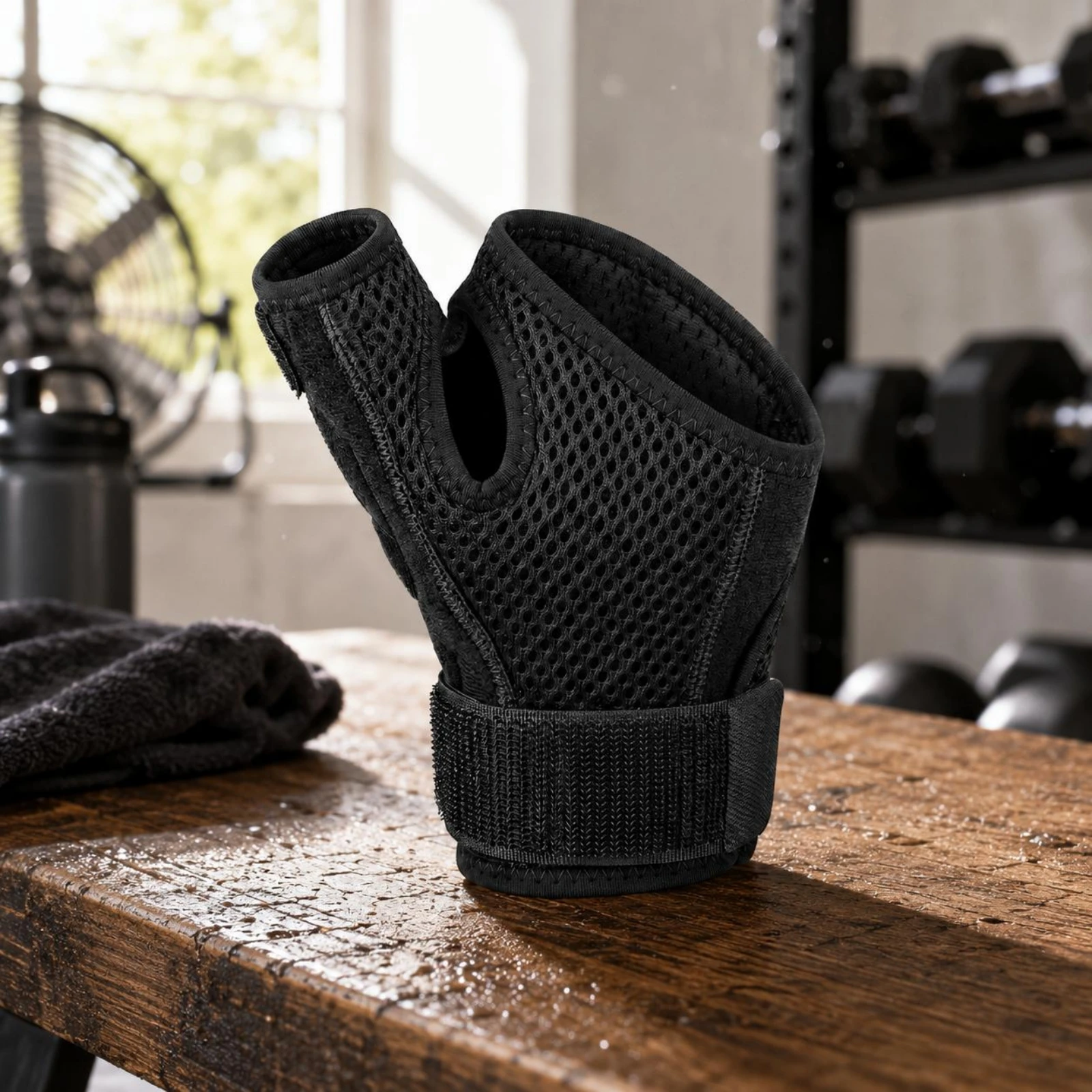 

Thumb-Support Wrist Brace Adjustable Straps Wrist Support with Thumb Hook-and-Loop Secure Fit