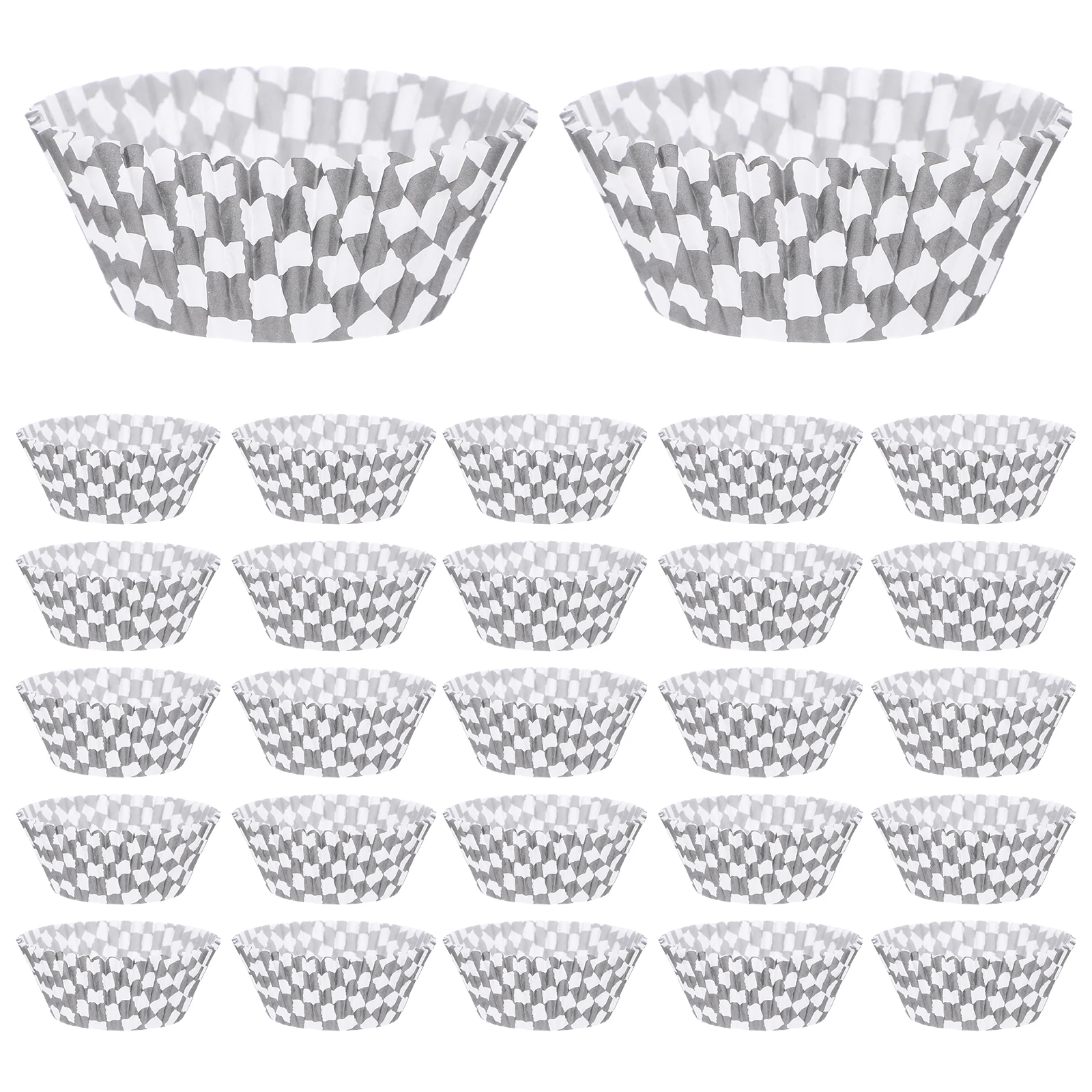 

100pcs Baking Cupcake Paper Cups Cupcake For Wedding Dessert High Temperature Resistant Decorative Cups Party Baking Supplies