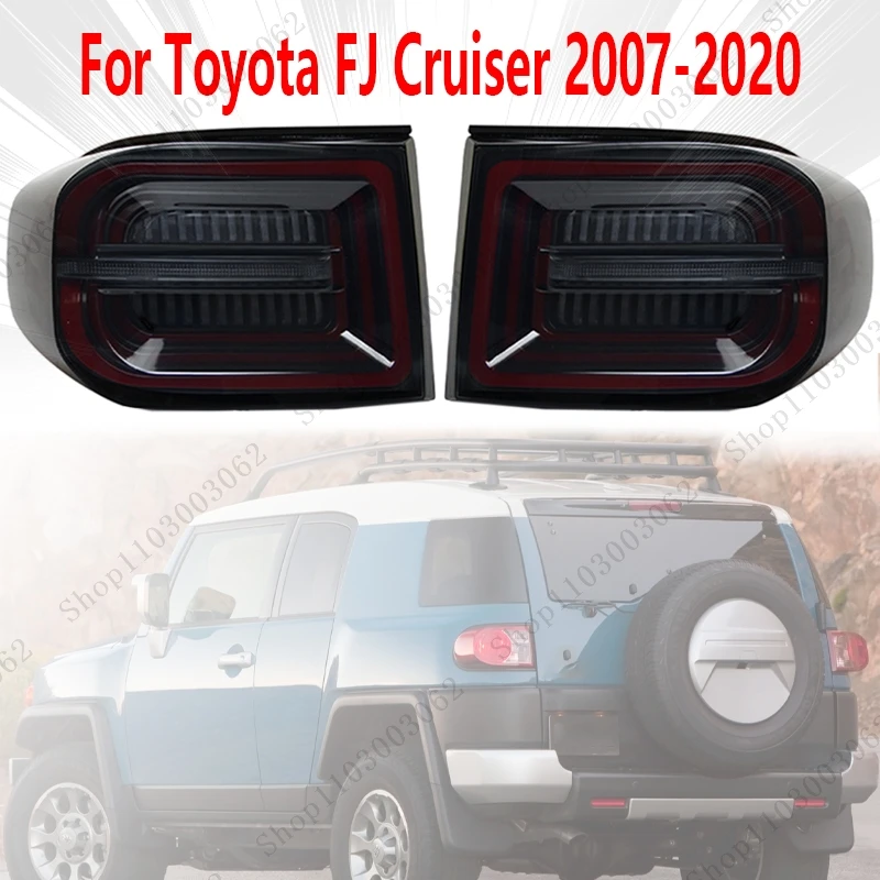 

Задний фонарь в сборе для Toyota FJ Cruiser 2007-2021, внешний задний бампер автомобиля, дневные ходовые огни, указатель поворота, фонарь заднего хода