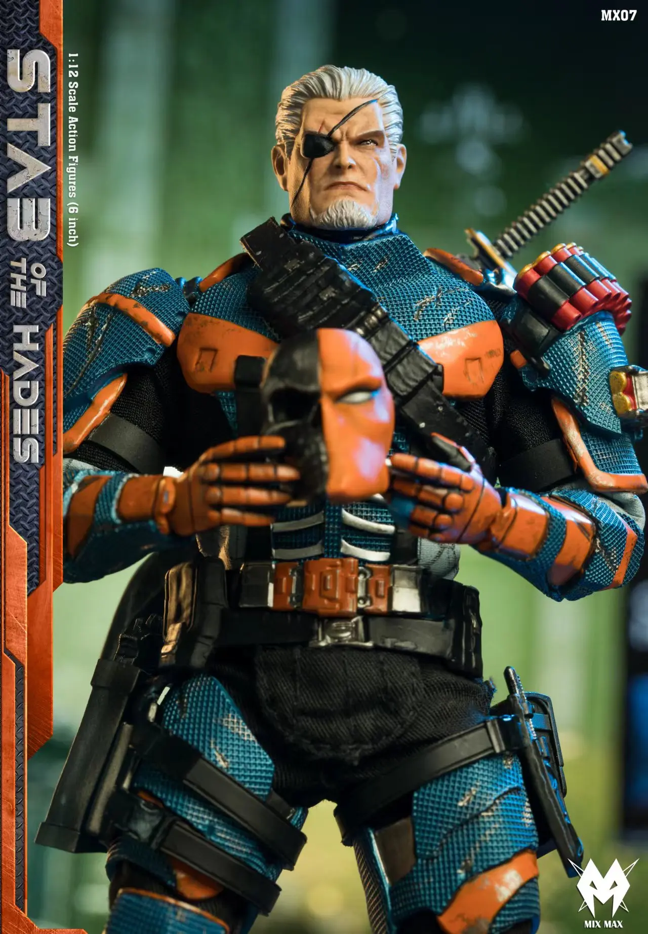 متوفر في المخزون ألعاب مجسمة متحركة Mixmax Deathstroke بمقياس 1/12 شخصيات الحركة (6 بوصة) شخصية أنيمي Slade Joseph Wilson Terminator